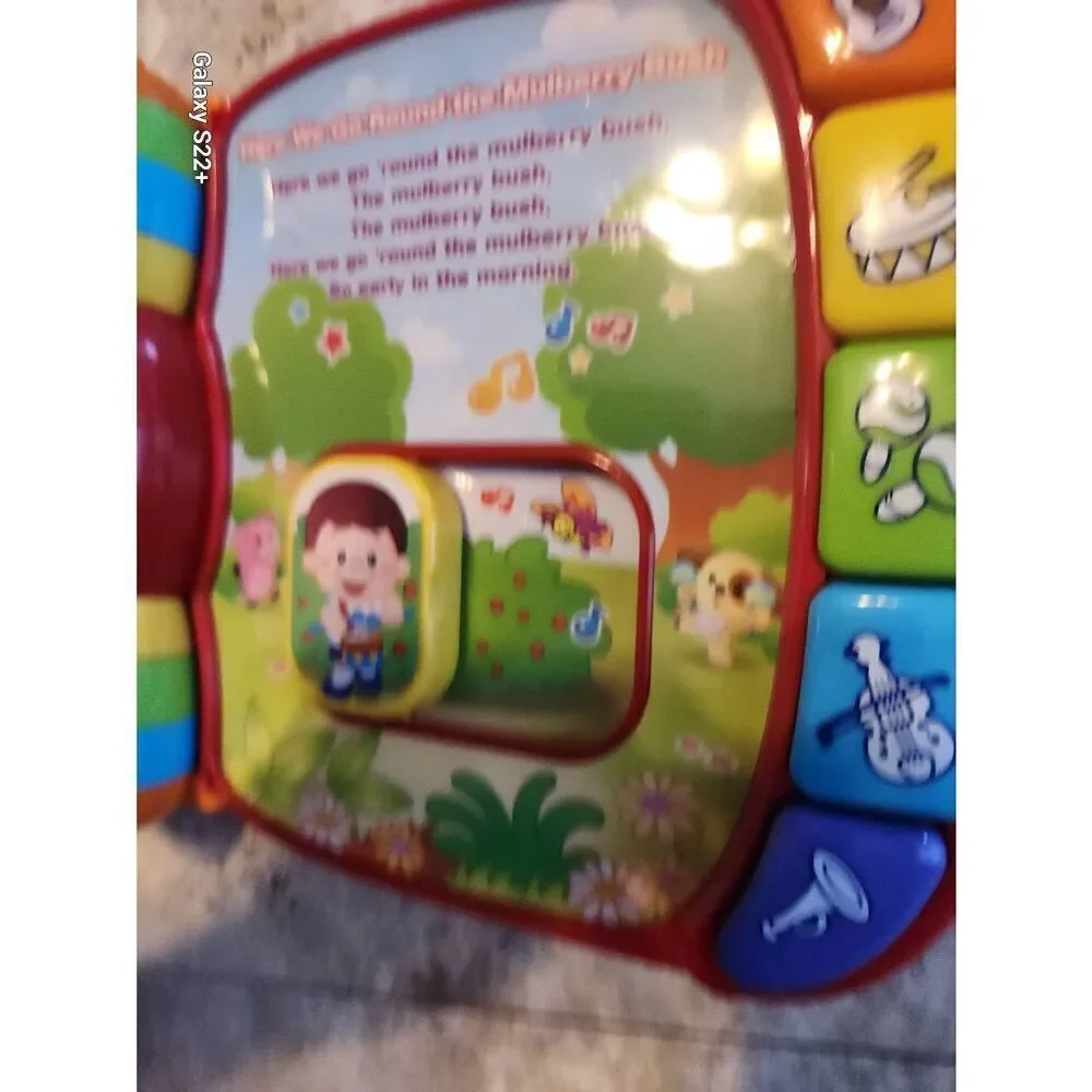 V-Tech Musical Rhymes electronic interactive book
